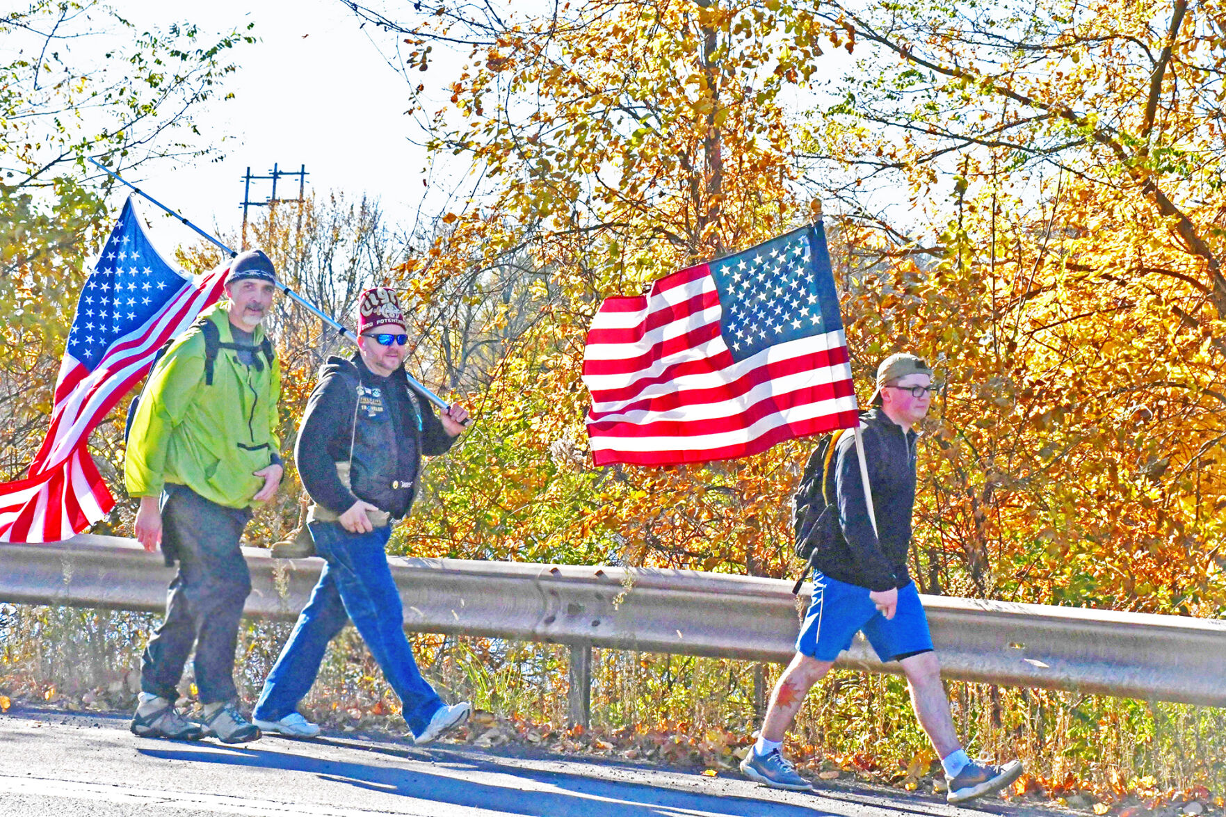 Mission 22: Locals walk 22 miles to raise awareness for veteran suicides